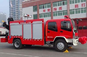 五十铃抢险救援消防车入驻湘潭
