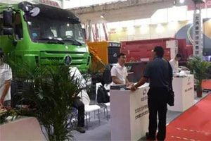北奔城市渣土车 亮相国际工程机械展受热捧