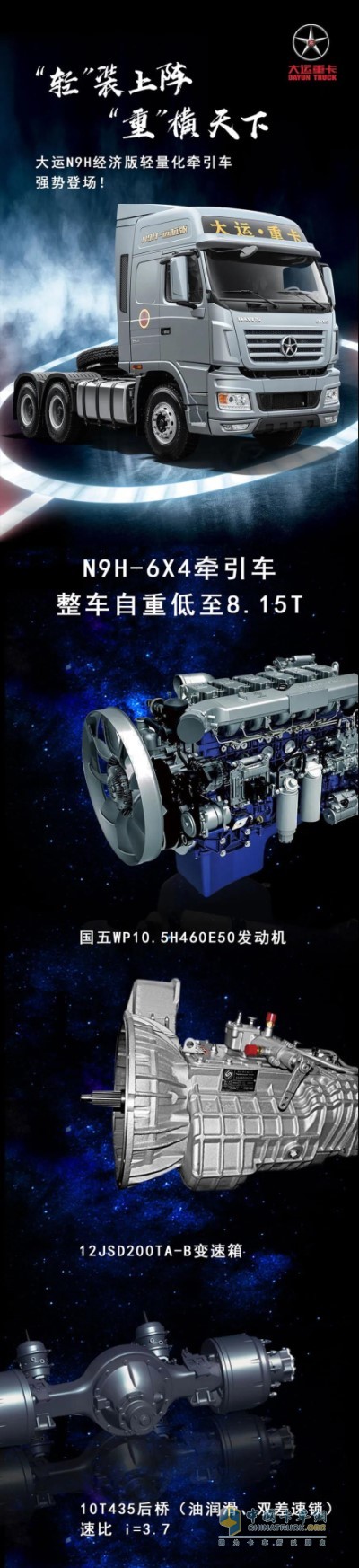 大运N9H经济版轻量化万博体育app下载入口
