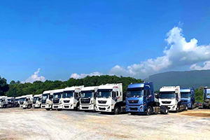 开门红！！近百台东风商用车从瑞丽口岸驶向缅甸大地