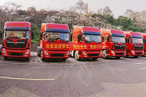 市场开拓火热  东风汽贸各地交车忙