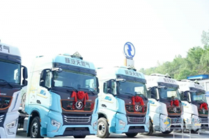 陕汽重卡S6000天然气重卡延安上市，引领绿色能源运输