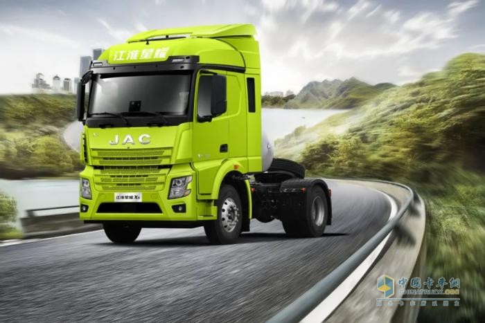 驾驶江淮星耀X5天然气万博体育app下载入口 无惧双十一物流运输挑战