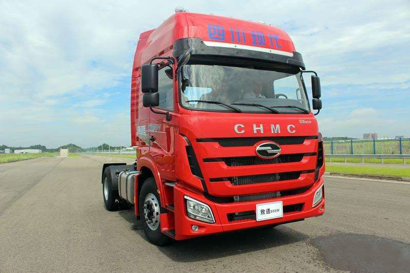 四川现代 致道800W重卡 350马力 4X2国五 万博体育app下载入口(CNJ4180KPG36V)