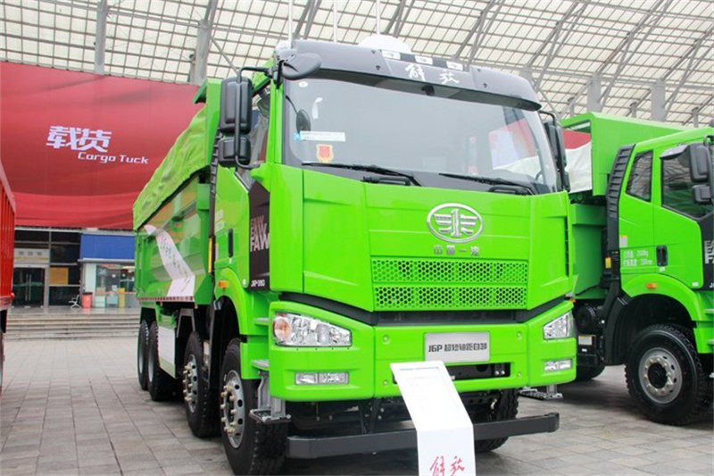 一汽解放 J6P重卡 390马力 8X4 6.5米 国五自卸车(CA3310P66K24L2T4AE5)