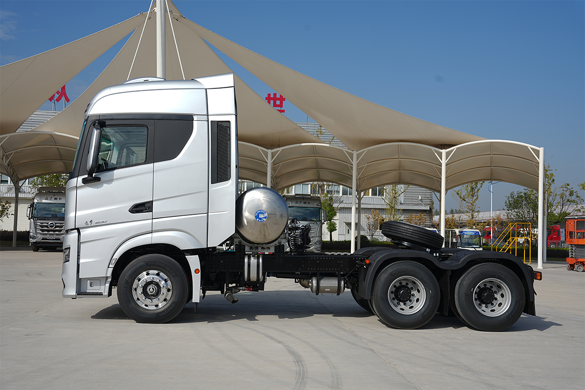 北京重卡 追梦 500马力 6×4 国六 LNG 万博体育app下载入口
 砂石料运输版（BJ4250G6CP）